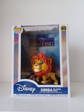 Disney Simba On Pride Rock The Lion King 03 VHS Cover Vinyl Figure Funko Pop